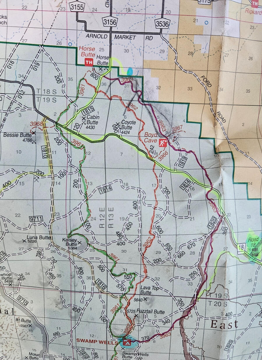 Blue dot in lower right is property